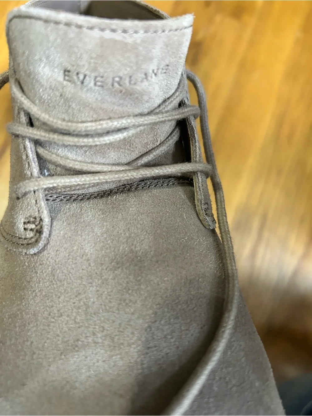 Everlane Boots Men’s The Desert Lace up Boots Size 8 H Taupe Suede Leather